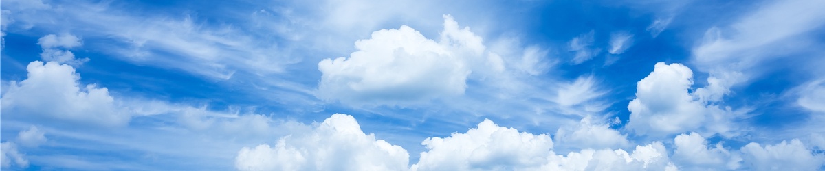 Clouds in Blue Sky Background